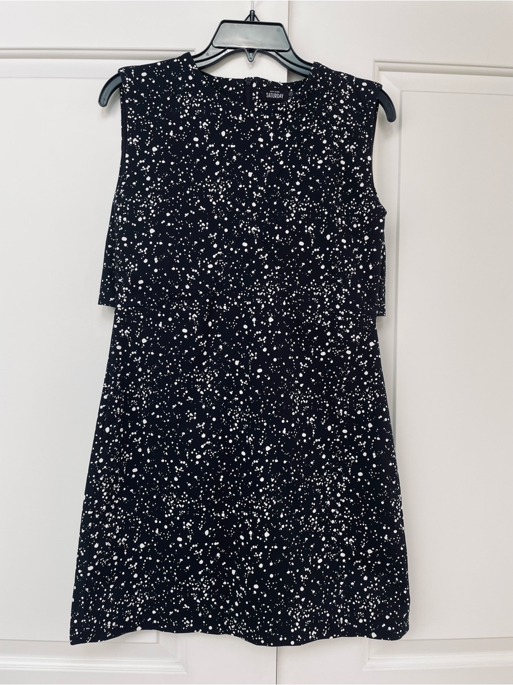 Kate Spade Saturday Galaxy Cotton Mini Lined Zipper Detail Dress Sz. 4 MSRP $180